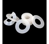 Juntas planas de goma. Arandelas de plástico transparente, espesor 1/1,5/2/3 mm Junta plana silicona, ID 3 4 6 8 10 arandela piezas(6mm x 15mm x 2mm)