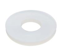 Juntas planas de goma. Arandelas de plástico transparente, junta plana silicona suave resistente a altas temperaturas, tórica espesor 1 a 3 mm(10x18x2mm)