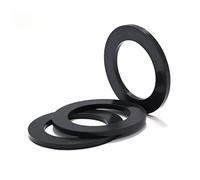 juntas planas fontaneria para conexiones de mangueras, arandelas de goma para grifos, junta filtro grifo ducha (56mmx44mm: grosor 3mm, 10 piezas)