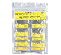 Juntas Redondas Impermeables para Relojes, Arandelas de Sellado de Goma con Junta Tórica, Sellos de Arandelas de Goma para Accesorios de Reloj (Juego de anillos impermeables de