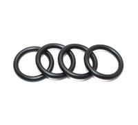 Juntas tóricas de caucho de flúor negro, 2,5mm x 11,5mm x 16,5mm, arandela de sellado FKM Junta tórica de sellado Junta redonda 50 piezas