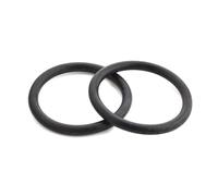 Juntas tóricas de caucho de flúor negro, 2mm x 47mm x 51mm, arandela de sellado FKM Junta tórica de sellado Junta redonda 5 piezas