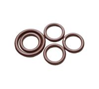 Juntas tóricas de caucho de nitrilo, Anillo de caucho fluorado CS de 1,9 mm de diámetro exterior, 40-50 mm, arandela de sellado negra/marrón, 10/20 unidades(Brown,48X44.2X1.9MM-20PCS)