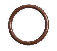 Juntas tóricas de caucho flúor, 6 mm x 123 mm x 135 mm, junta tórica de sellado FKM marrón, 2 unidades