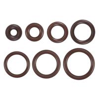 Juntas tóricas de caucho fluorado 1OPC: juntas de sellado FKM métricas estándar for mantenimiento mecánico, hidráulico y neumático(17x11x3mm)