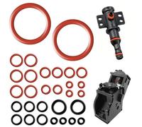 Juntas Tóricas para Philips Saeco, 30 Piezas, Silicona, Negro y Rojo, Kit de Mantenimiento, O-RINGS, 30 Unidades
