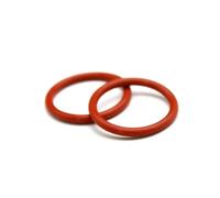 Juntas tóricas rojas VMQ, diámetro exterior 5 mm ~ 80 mm, diámetro interior 1/1,5/2/2,4 mm.(OD 68mm-2pcs)