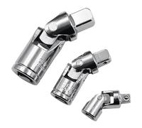 Juntas universales de 3 piezas, adaptador de junta de manga de 3 piezas | Juego de manguitos universales de resorte para herramienta manual | Adaptador de accionamiento giratorio, conector de