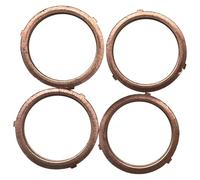 Juntas y sellos de motor de motocicleta, junta de escape, compatibles con Suzuki GSX-R750/R600/R1000/S750ZA/BURGMAN 200/400 (2002-2021)(4pcs)