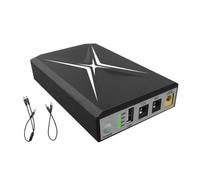 Junterone 10400MAh DC UPS Enrutador de Suministro Ininterrumpido 9V 12V 18W BateríA de Respaldo Mini UPS USB WiFi Router para Fuente de AlimentacióN CCTV