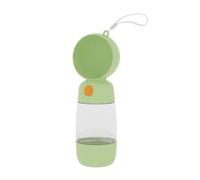 Junterone 2 en 1 portátil material de calidad alimentaria perro viaje botella para mascotas con dispensador de comida B