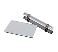 Junterone - 2 herramientas para arcilla polímera, rodillo acrílico para arcilla polimérica con anillo grueso, herramientas para arcilla polimérica transparente para ocio