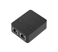Junterone 2 puertos Gigabit switch red RJ45 switch red divisor cable extensor 1000mbps selector adaptador 1 en 2 negro