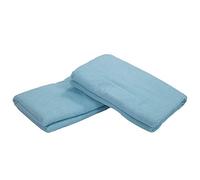 Junterone 2x Sabana Impermeable Plano 100% Algodon 100cm x 140cm para Cama de - Azul