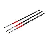 Junterone 3 X Pluma cepillo de puntas falsas de unas de gel UV de acrilico