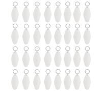 Junterone 32 Piezas de Sublimación en de Hotel Motel Llaveros de Impresión Etiquetas de DIY para DIY y Etiqueta de Equipaje