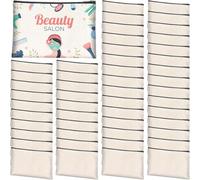 Junterone 50 Bolsas de Maquillaje de Lona en para Sublimación, Bolsas de Maquillaje con Transferencia de en A Granel para Damas de
