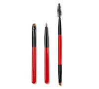 Junterone 6 piezas serías cepillo de cejas pestañas madera delineador corrector cepillo de maquillaje