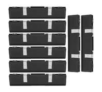 Junterone 8 Piezas de Aluminio PC Memoria Disipador de CuñA Esparcidor Enfriador RefrigeracióN para Memoria DDR RAM Memoria de Escritorio Radiador DDR2 DDR3 DDR4