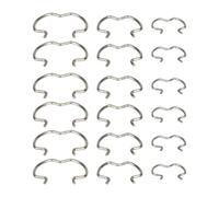 Junterone 800-801 6-3/8 Pulgadas.6-1/2 Pulgadas.6-5/8 Pulgadas Clips de Conector Retenedor de Clips de Línea de Enfriador de Transmisión de Plata Abrazadera de Cable Enfriador de Transmisión 18