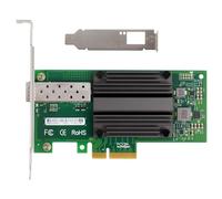 Junterone 82599-1SFP/X520-DA1/E10G41BTDA Tarjeta de red de servidor de fibra óptica PCIe 2.0 X4 10G NIC de un puerto, 82599EN, facilidad de uso y acabado de calidad.