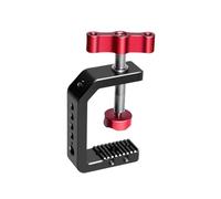 Junterone Abrazadera C para Fotografía, Abrazadera de Aleación de Aluminio Ajustable para Soporte de Montaje de Escritorio, Zapata para Cámara DSLR L