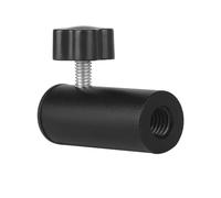 Junterone Accesorios de conversión de soporte tubo de extensión de pie de micrófono para adaptador de tubo de soporte de escritorio sin tornillos 1/4