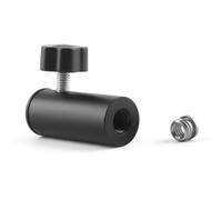 Junterone Accesorios de conversión de soporte tubo de extensión de pie de micrófono para adaptador de tubo de soporte de escritorio con tornillo 1/4