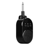 Junterone - Amplificador de guitarra portátil para teléfono móvil, amplificador de guitarra, color negro de plástico, con interfaz de audio AUX de 3,5 mm para guitarra eléctrica