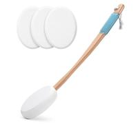 Junterone - Aplicador de loción para espalda, pies, 4 almohadillas reemplazables, 1 , aplicador de loción para espalda para personas mayores, mujeres