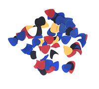 Junterone Aprox. 100pcs Guitarra Plastic Picks puas - color clasificado al azar