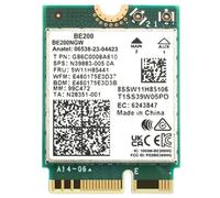 Junterone BE200 WiFi 7 - Tarjeta WiFi sin WiFi 6E BE200NGW Bluetooth 5.4 802.11AX Tri-Band M.2 NGFF adaptador de red fácil instalación