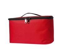 Junterone Bolsa de picnic de gran capacidad de 10 L, lonchera portátil para acampar al aire libre, refrigeración del coche, bolsa de aislamiento impermeable, fácil de instalar, color rojo