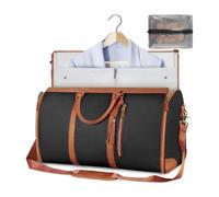 Junterone Bolsa de Ropa Plegable de Viaje Bolsa de Ropa Multifunción Bolsa de Viaje Bolsa de Ropa para Bolsa de Ropa de Mano Negro, Negro
