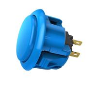 Junterone Botón Pulsador Arcade de 30 mm para Controlador de Joystick de Máquina de Juegos Botón de Control de Retardo Cero