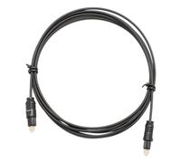 Junterone - Cable de audio de fibra óptica digital (3 metros, SPDIF OD2.2, TOSLINK-TOSLINK con cable chapado en , conexión a DVD CD fácil de usar