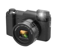 Junterone - Cámara de fotos 4K 48MP con zoom óptico 5X y zoom digital 8X, cámara compacta de enfoque automático