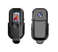 Junterone Cámara de mano WiFi 1080p Cámara de acción portátil Body Cam Sport DV con pantalla de grabación video cámara de bolsillo clip trasero