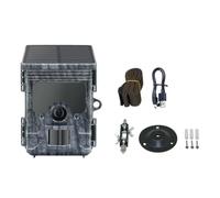 Junterone Cámara de Rastreo Estructura en Batería de Litio Vida Silvestre RD7000WF Cámara de Rastreo WiFi Panel Solar Cámara Caza