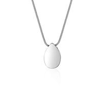 Junterone Collar Personalizado de Urna de CremacióN con Forma de LáGrima de Gota de Agua con Kit de Relleno para JoyeríA de CremacióN de Cenizas