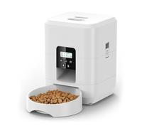 Junterone Comedero AutomáTico para Gatos de 2 L, Comederos AutomáTicos para Mascotas, para Gatos y Perros, Dispensador de Comida para Gatos, Comederos para Gatos Temporizados (UE), A