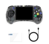 Junterone - Consola portátil rg s 128g 4 pulgadas IPS Linux OS seis botones reproductores de vídeo retro soporte de con cable fácil instalación