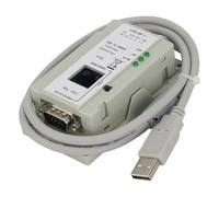 Junterone Convertidor de Interfaz USB A DH485 1747-UIC, Puertos -232 y -485, 3 Indicadores LED