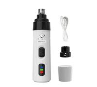 Junterone - Cortador de uñas para perro, amoladora de uñas para perro, cortador de uñas eléctrico para perro, para amoladoras de uñas para perro, herramienta de aseo recargable para patas de animales