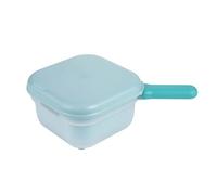 Junterone - Cortador de verduras con cesta de drenaje, cesta de drenaje de verduras para de cocina, almacenamiento de verduras para de cocina, color azul