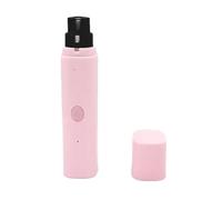 Junterone - Cortauñas eléctrico para perros, recargable por USB, luz LED, patas de silenciosas, color rosa