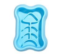 Junterone Cuenco para Perros, Cuenco Comida Divertido, Cuenco para Mascotas, Cuenco Comida para Perros, Cuenco de Arroz, Cuenco de Comida Lenta para Perros, Antiasfixia y Antivómitos Azul