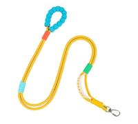 Junterone - Cuerda de tracción para mascotas, multifuncional, ajustable, a prueba de explosiones, correa para mascotas, color amarillo