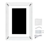 Junterone de fotos digital de 5 pulgadas, pantalla IPS de 1200 mAh, memoria 4G, de fotos digital, reproductor de vídeo de escritorio, enchufe de la UE