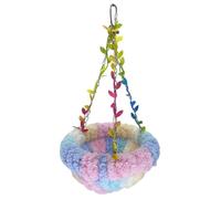Junterone de Pájaro de Loro Caliente Cuna Especial Columpio Cama Colgante de Peluche de Pájaro B